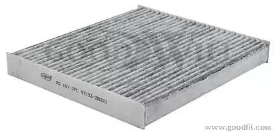 Фильтр салона угольный AG167CFC AG 167 CFC GOODWILL