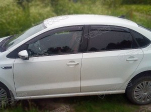 Дефлектор двери VW Polo (09-17) комплект (4шт.) COBRA TUNING V23010 COBRA TUNING