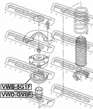 AUDI/SEAT/SKODA/VW VWB-5G1F FEBEST