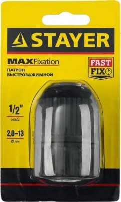 Патрон для дрели бесключевой 2-13мм 1/2" STAYER 290521312 STAYER