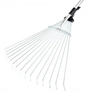 Грабли веерные 15 зубьев раздвижные со стальным черенком PALISAD 6175655 PALISAD