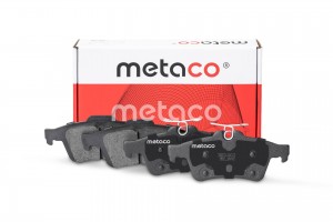 Колодки тормозные задние дисковые к-кт 3010003 3010003 METACO