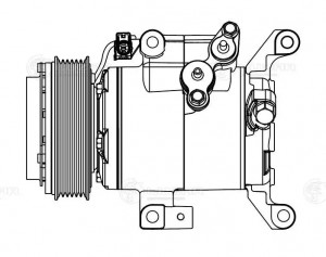 Компрессор кондиц. для ам Mazda CX-5 (11-),6 (GJ) (13-),3 (BM) (13-) (LCAC 2505) LCAC 2505 LUZAR