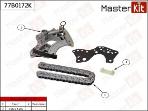Комплект цепи распредвала VAG CAUA,BAR 77B0172K MASTERKIT 77B0172K MASTER KIT