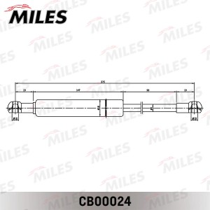 Упор газовый крышки багажника AUDI 80/90 86-91 CB00024 CB00024 MILES