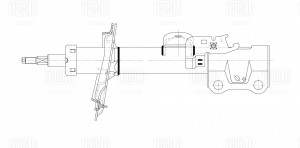 Амортизатор Geely Atlas (16-) 2.0i (стойка) перед. лев. (AG 30153) AG 30153 TRIALLI
