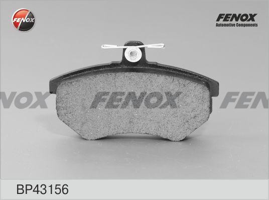 Колодки тормозные дисковые VW Golf II, III 86-99, Jetta II 86-91, Passat 84-92,  BP43156 FENOX