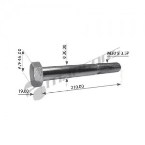 Болт рессоры M30x210x3,5 8.8 M30210 MANSONS