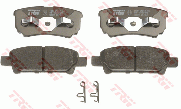 Колодки тормозные MITSUBISHI Lancer (03-), Outlander (03-), DODGE Caliber (06-)  GDB3341 TRW