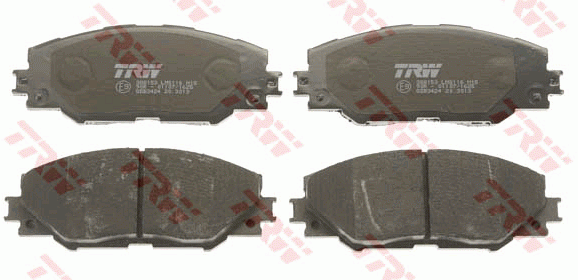 Колодки тормозные TOYOTA Auris (07-),Rav 4 (09-,13-) передние (4шт.) TRW GDB3424 TRW