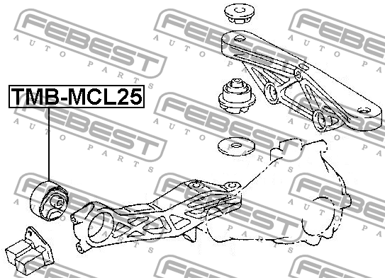 Опора дифференциала TMB-MCL25 TMB-MCL25 FEBEST