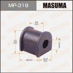 втулка стабилизатора заднего центр.! d14\ Toyota Corolla EE100 92-01/Camry 86-91 MP-319 MASUMA