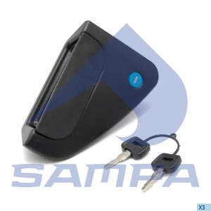 Ручка DAF F85,CF65,75,85 двери наружная левая SAMPA 051360 SAMPA