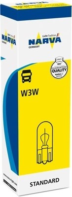 Лампа 24V W3W W2.1x9.5d NARVA 171093000 NARVA