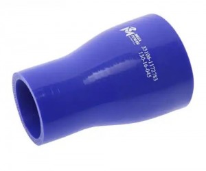 Патрубок ГАЗ-33106 интеркулера дв.CUMMINS ISF 3.8 (d=50х70) синий силикон MEGAPO 13016045 MEGA POWER