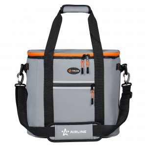 Сумка изотермическая 32л 37.5х34х26см PRO серая водонепроницаемая AIRLINE ADCB008 AIRLINE