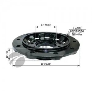 Фланец колеса Schmitz 602.001 MANSONS