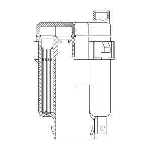 Фильтр топл. тонк. очистки для а/м Hyundai Getz (02-) 1.1i/1.3i/1.4i/1.6i (VS-FF VSFF0807 START VOLT