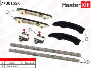 Комплект цепи ГРМ Toyota 1VD-FTV 77B0155K 77B0155K MASTER KIT