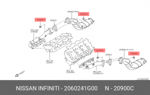 ГАЙКА, ШЕСТИГРАННАЯ, НВД-10ММ 20602-41G00 20602-41G00 NISSAN