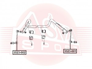 Стойка стабилизатора 3523001 3523-001 ASVA