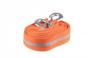 Трос буксировочный 12т, 2 крюка, ширина ленты 50мм, 5м, сумка LECAR000060806 LECAR