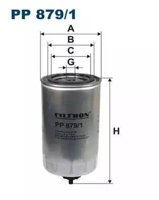 Фильтр топливный FILTRON PP 879/1 PP8791 FILTRON