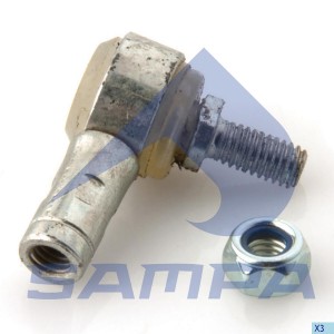 Наконечник RENAULT MERCEDES VOLVO тяги КПП,газа (М6х1мм) SAMPA 080075 SAMPA