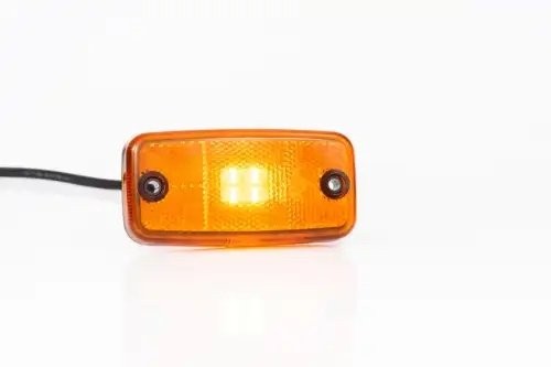 фонарь габаритный! жёлтого цвета, LED 110х54, с проводом 0.5м\ FT019ZLED FRISTOM