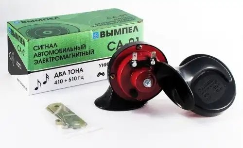 сигнал автомобильный Вымпел СА-01! (2 тона, улитка, 118 Дб)\ 5185 VYMPEL
