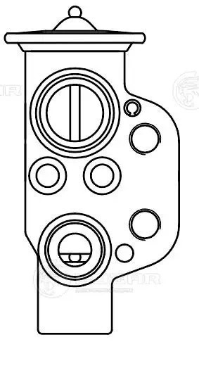 Клапан расш. кондиционера (ТРВ) для а/м Skoda Оctavia A5 (04-)/VW Golf VI (08-) LTRV 1879 LUZAR
