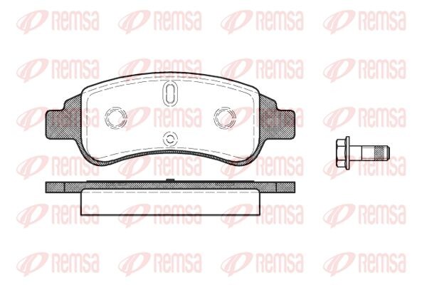 840 30 ***=840 10 !колодки дисковые п.\ Peugeot 307 1.4i/HDi 00>, Citroen Xsara  084030 REMSA