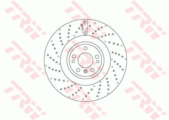 MERCEDES BENZ ПЕРФОРАЦИЯ DF6687S TRW