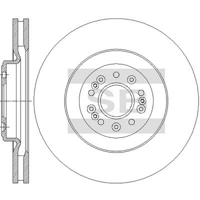 Тормозной диск SD1170 SD1170 SANGSIN