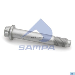 Болт SAF крепления диска тормозного (M12x1.5x75) SAMPA 102.581 SAMPA