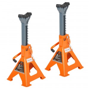 Стойка опорная 3т PRO с зубч. мех., доп.фиксатор, 2 шт. (MIN-300 мм, MAX-444 мм) AJSGP03 AIRLINE