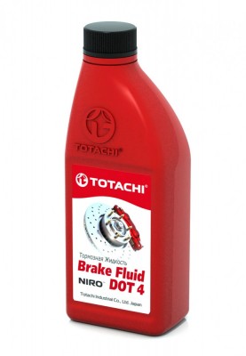 Жидкость тормозная TOTACHI NIRO Brake FLuid DOT-4 0.5л (0,455кг) (4562374694842) 90250 TOTACHI