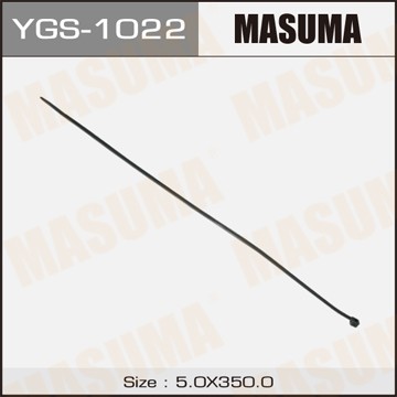хомут пластиковый черный! 5х350\ YGS1022 MASUMA
