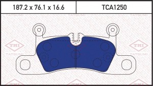 Колодки тормозные дисковые задние VW Touareg 10-PORSCHE Cayenne 10- TCA1250 TCA1250 TATSUMI