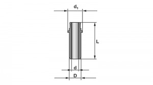 Втулка направляющая вп/вып клапана DAF MX 10x16.04x74 (1926772) KSMG KZ7202204 KSMG