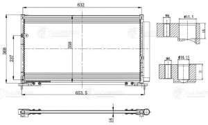 Радиатор кондиционера HONDA Civic (06-12) LUZAR LRAC 2302 LUZAR
