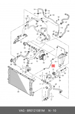 AUDI Q5 2008> 2.0TDi CGL 8R0 121 081 M VAG