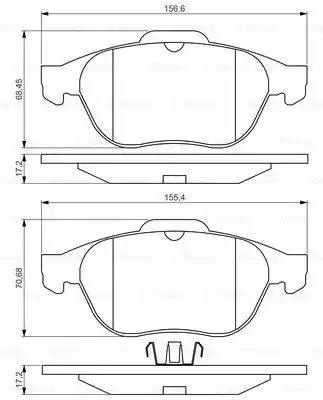 MEGANE II (2002-2009) 0 986 495 264 BOSCH