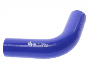 Патрубок УАЗ радиатора подводящий верхний (d=38) силикон MEGAPOWER 130-16-215 MEGA POWER