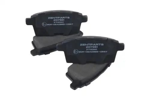 колодки дисковые задние! Mazda CX-7 2.3 Turbo MZR DISI 07> Z07551 ZENTPARTS