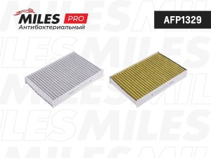 Фильтр салона антибактериальный (серия PRO) RENAULT FLUENCE/NISSAN JUKE (FILTRON AFP1329 MILES