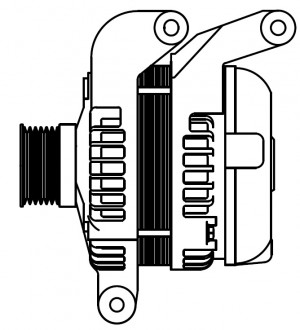 Генератор для а/м Ford Focus II (04-)/C-Max (04-) 2.0i 150A (LG 1004) LG 1004 START VOLT