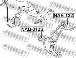Сайлентблок NAB-012S NAB-012S FEBEST