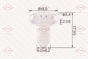 PASSAT [B5]/OCTAVIA (A4 1U-) (2000-2011) 4,8X15,5/ TJB1292 TATSUMI