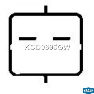 Компрессор CITROEN C4 (08-11) кондиционера KRAUF KCD0895GW KRAUF